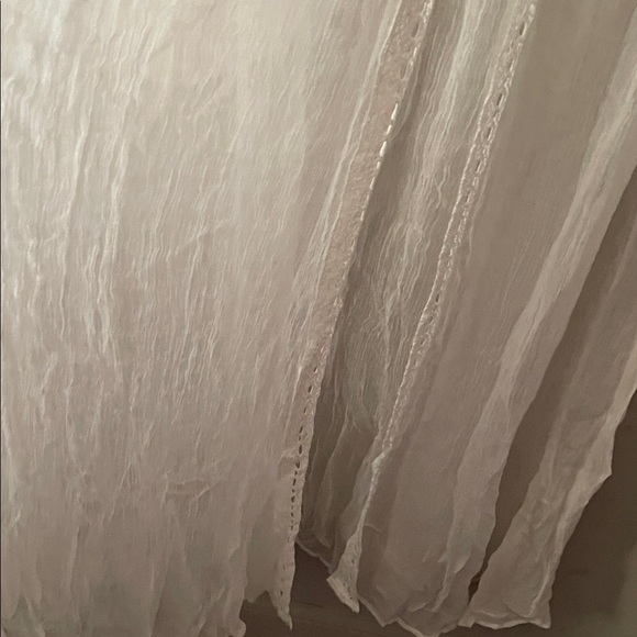 Free People White and Gray Long Sleeve Dress - Picture 6 of 10